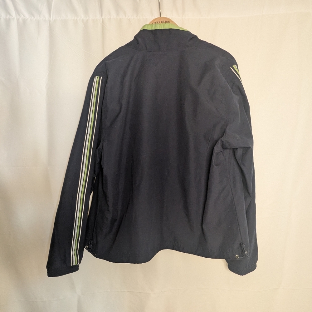 🔴5/$25 Women's Navy and Green Windbreaker Jacket - Picture 7 of 7